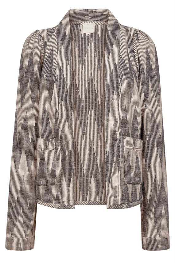 Gossia - Auguste Jakke - Brown Jacquard