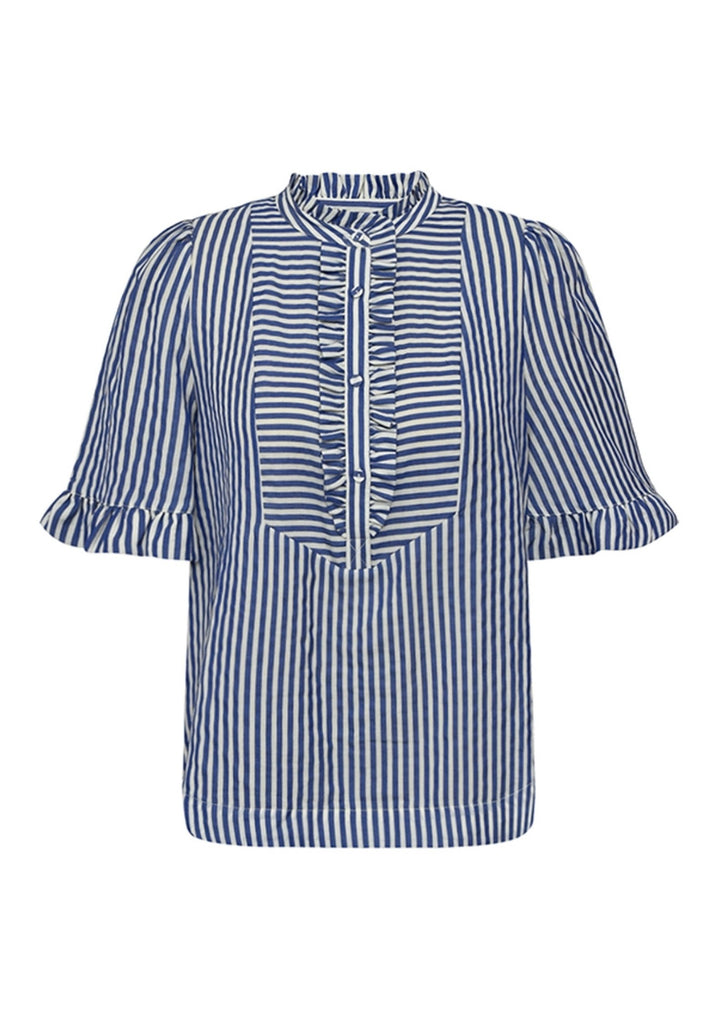 Gossia - Benedicte Bluse - Blue Striped