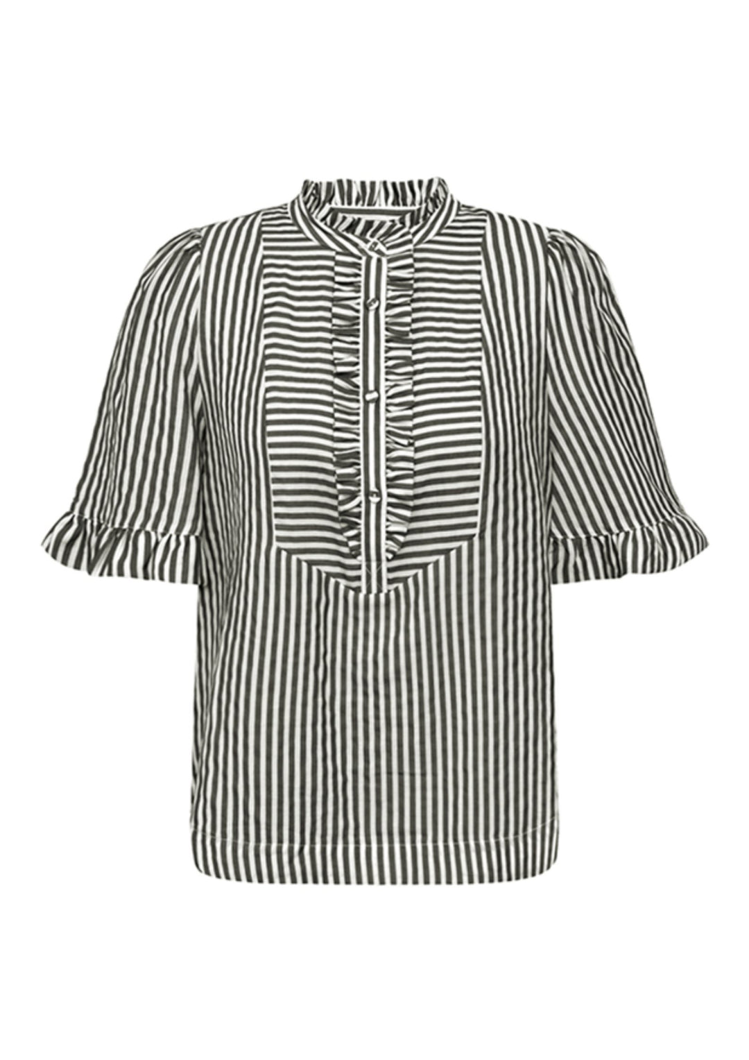 Gossia - Benedicthe Blouse - Black Striped