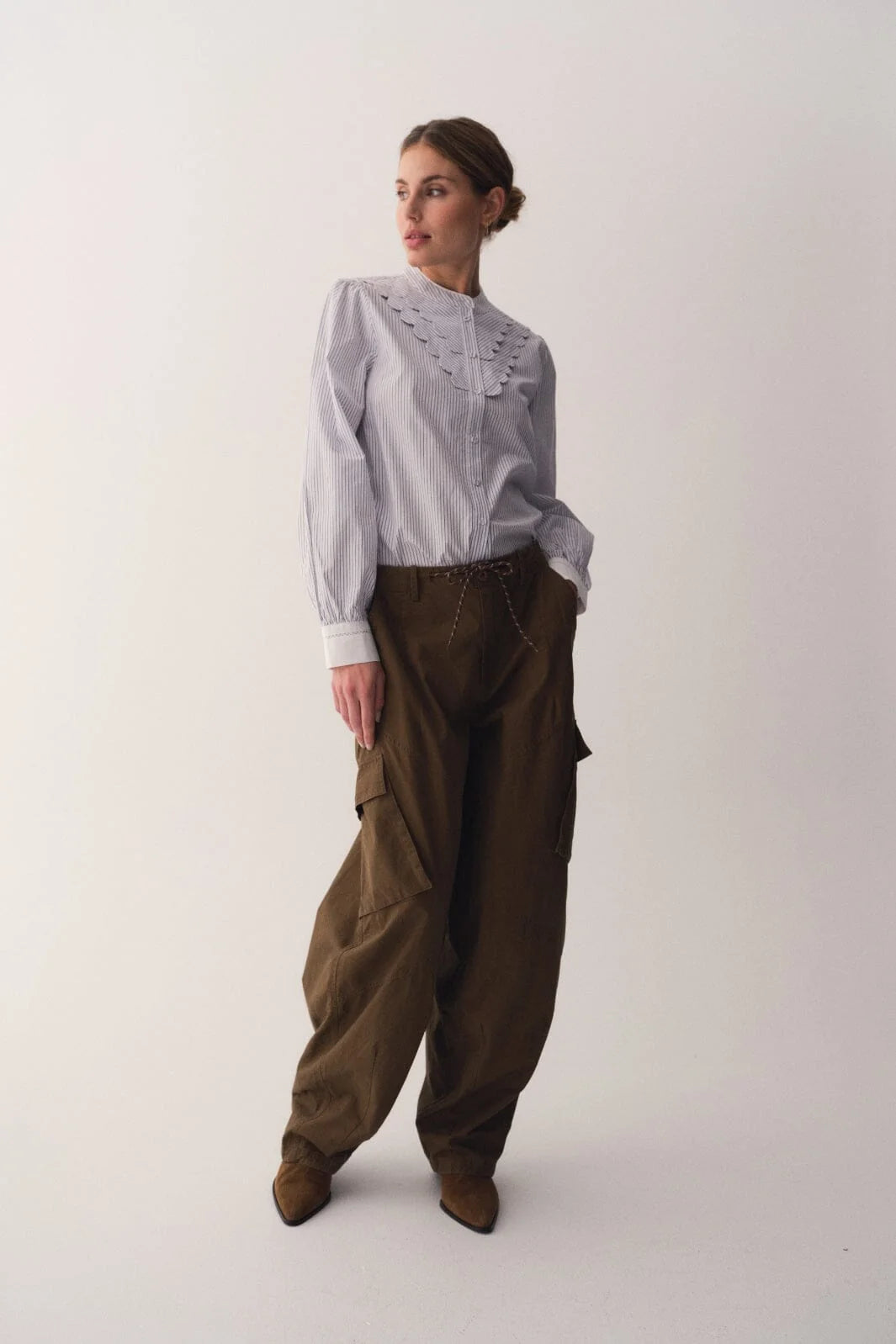 Gossia - Carline Cargo Bukser - Khaki Brown
