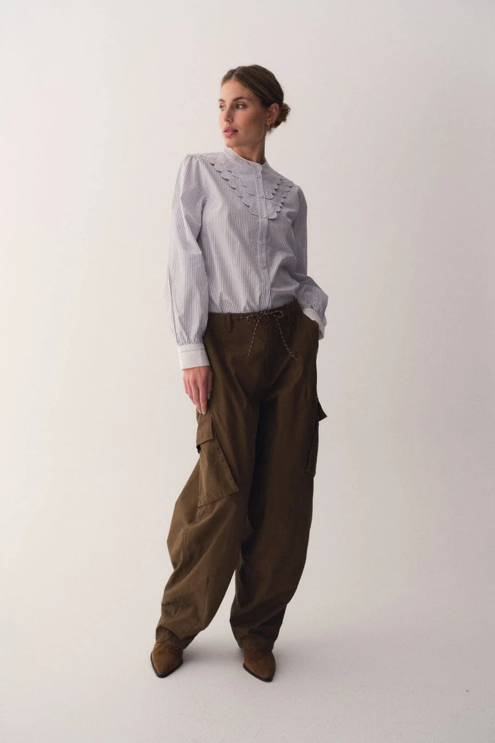 Gossia - Carline Cargo Bukser - Khaki Brown