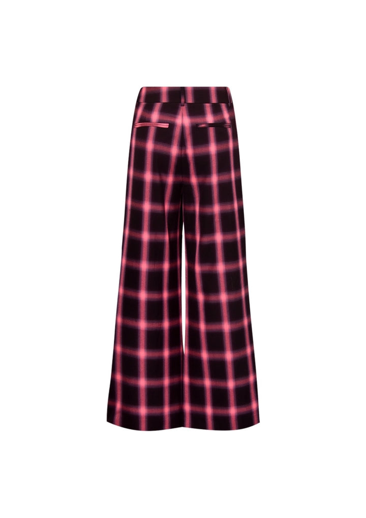 Gossia - Jo-JoGO Bukser - Bourgogne Pink Checks