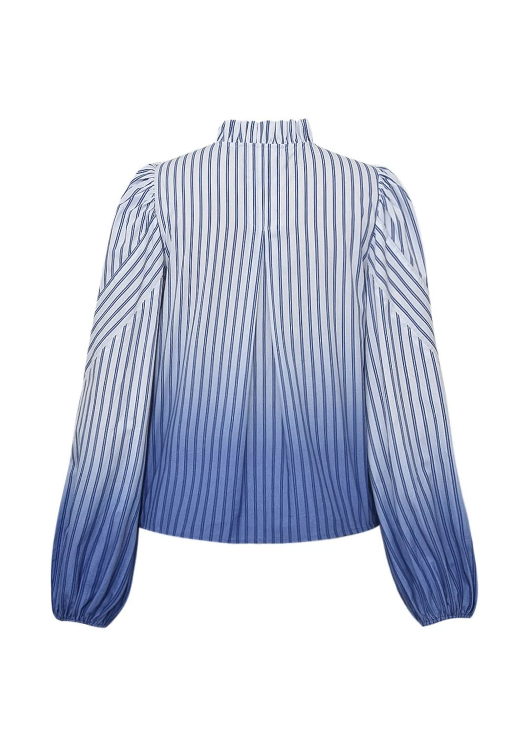 Gossia - Kanya Shirt - Blue Stribe Ombere