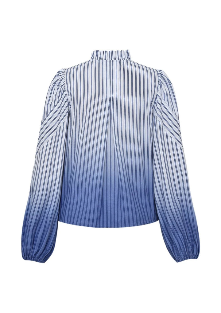 Gossia - Kanya Shirt - Blue Stribe Ombere