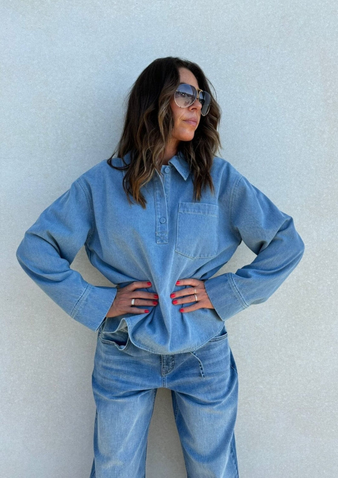 Gossia - KimiGO Shirt - Blue Denim