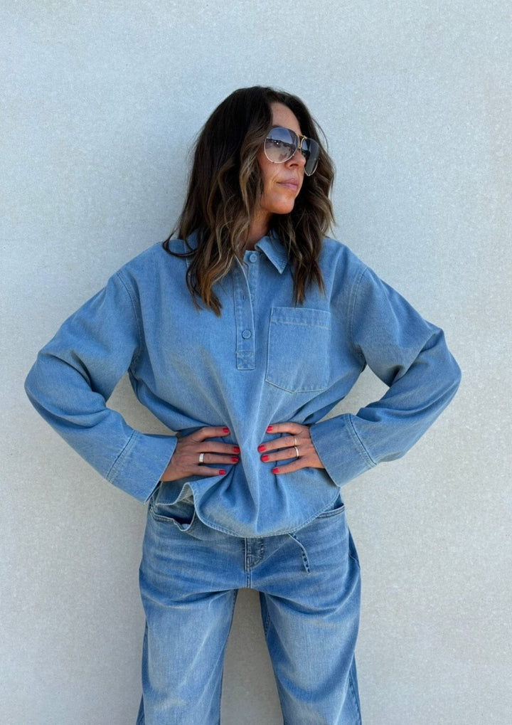 Gossia - KimiGO Shirt - Blue Denim