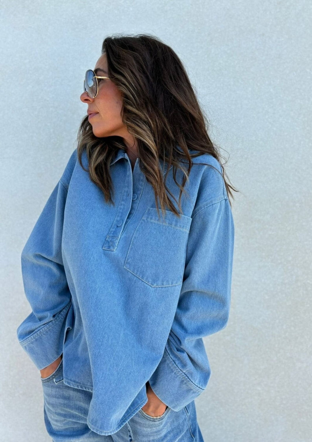Gossia - KimiGO Shirt - Blue Denim