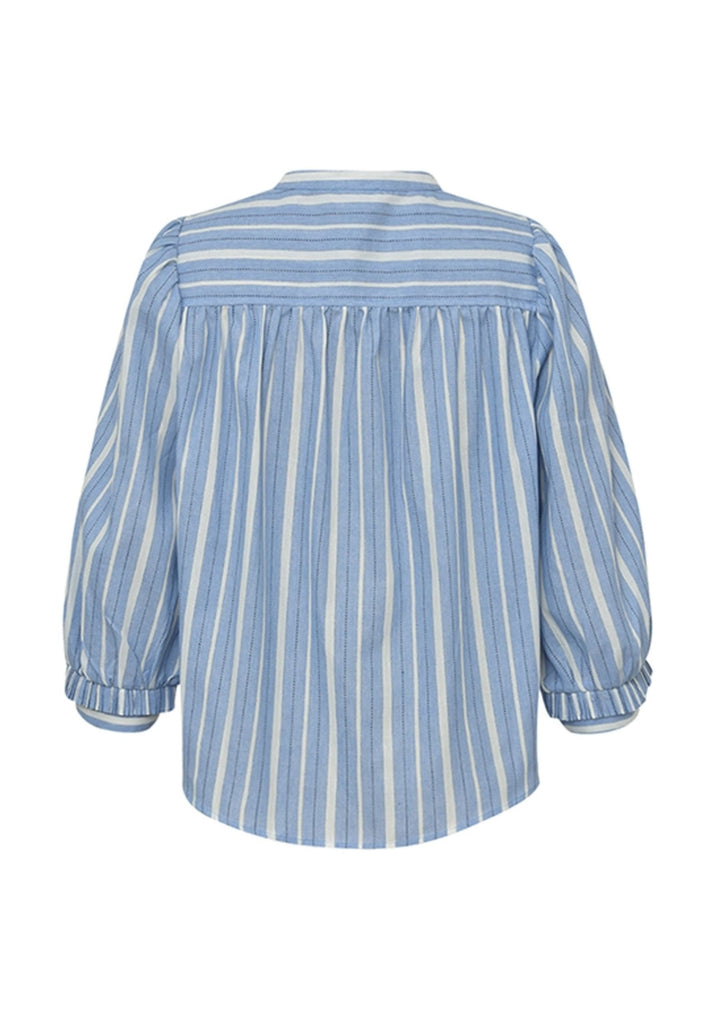 Gossia - MeeGo Ane Blouse - Light Blue Stripes