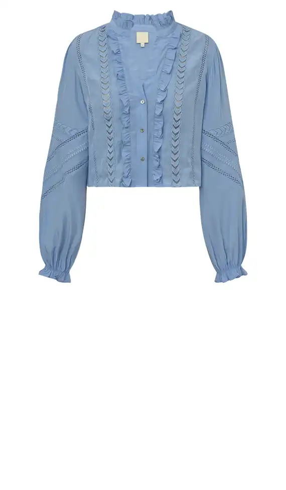 Gossia - Mieke Skjorte - Soft Blue
