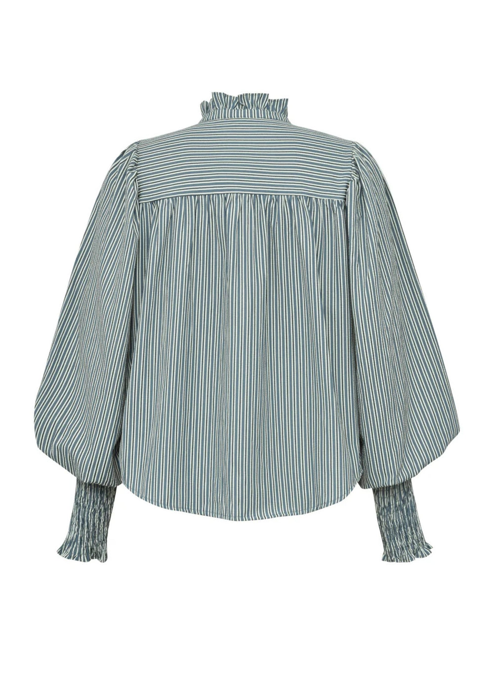 Gossia - MijaGO My Blouse - Black Blue Stripes