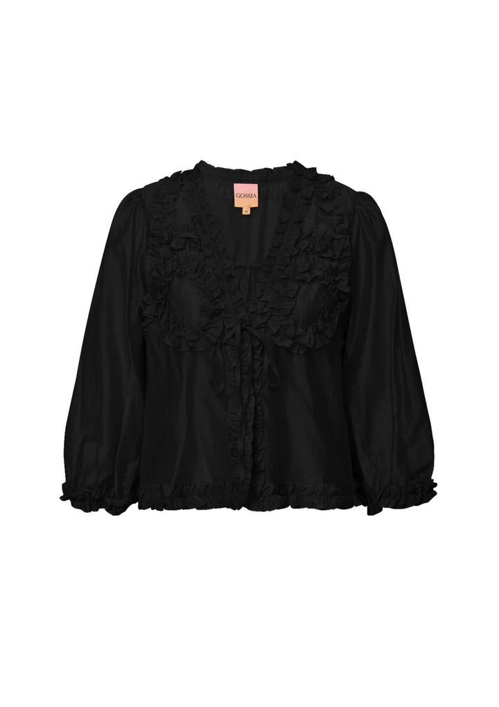 Gossia - Mirka Cardigan Bluse - Black