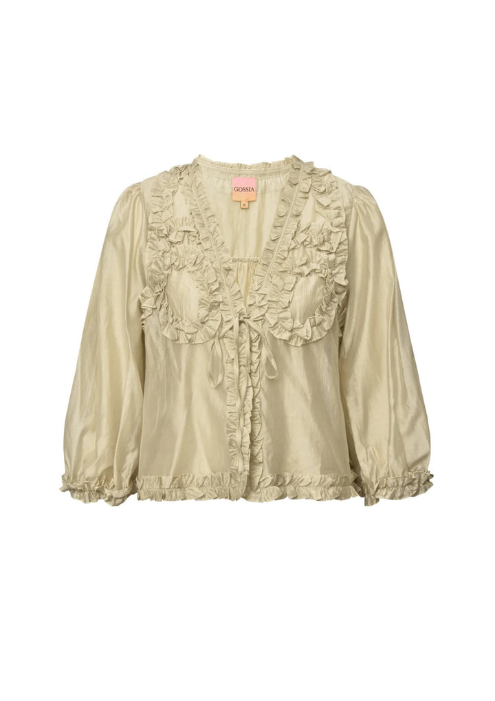 Gossia - Mirka Cardigan Bluse - Champagne