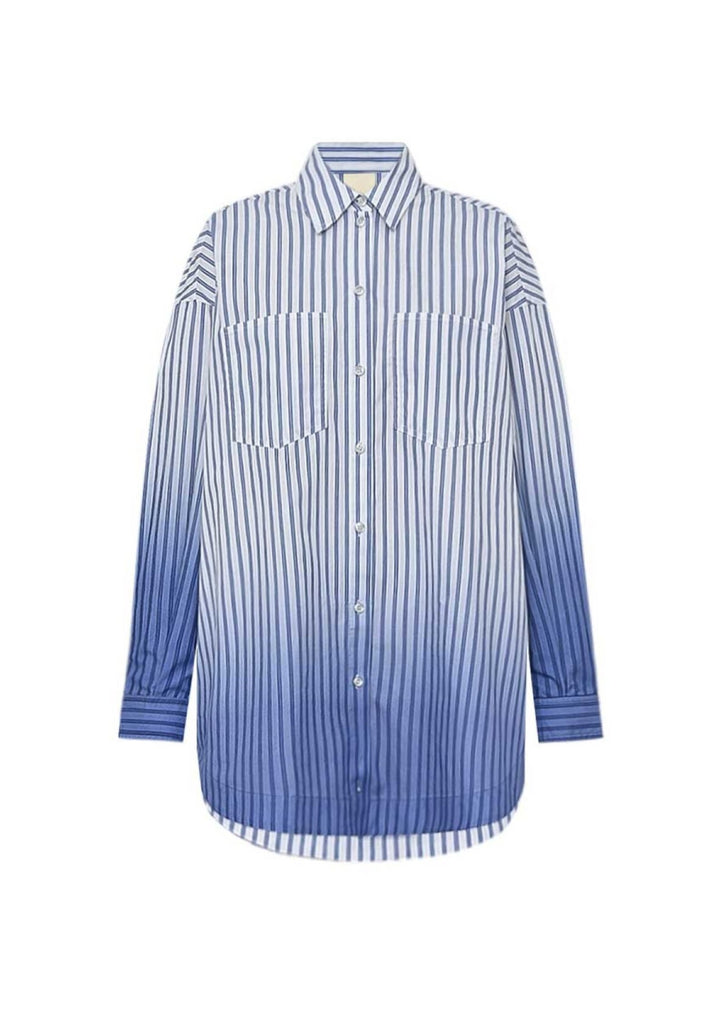 Gossia - NuritGO Shirt - Blue Stripe Ombre