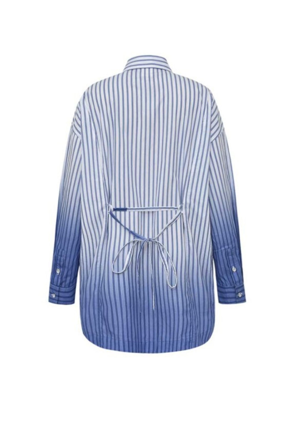 Gossia - NuritGO Shirt - Blue Stripe Ombre