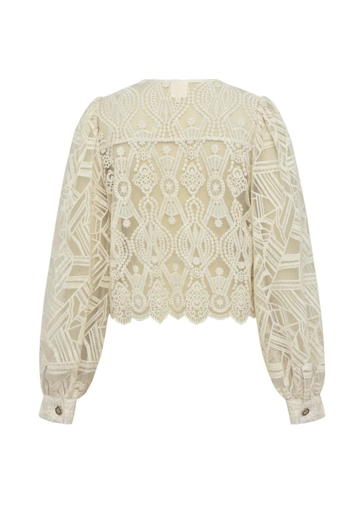 Gossia - SivGO Bluse - Creme