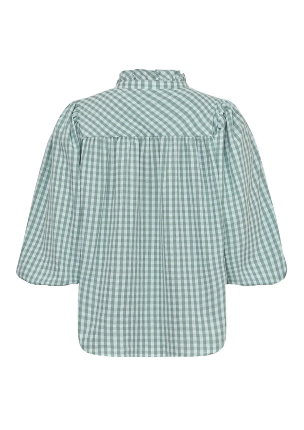 Gossia - Syrena Blouse - Mint Creme Checks