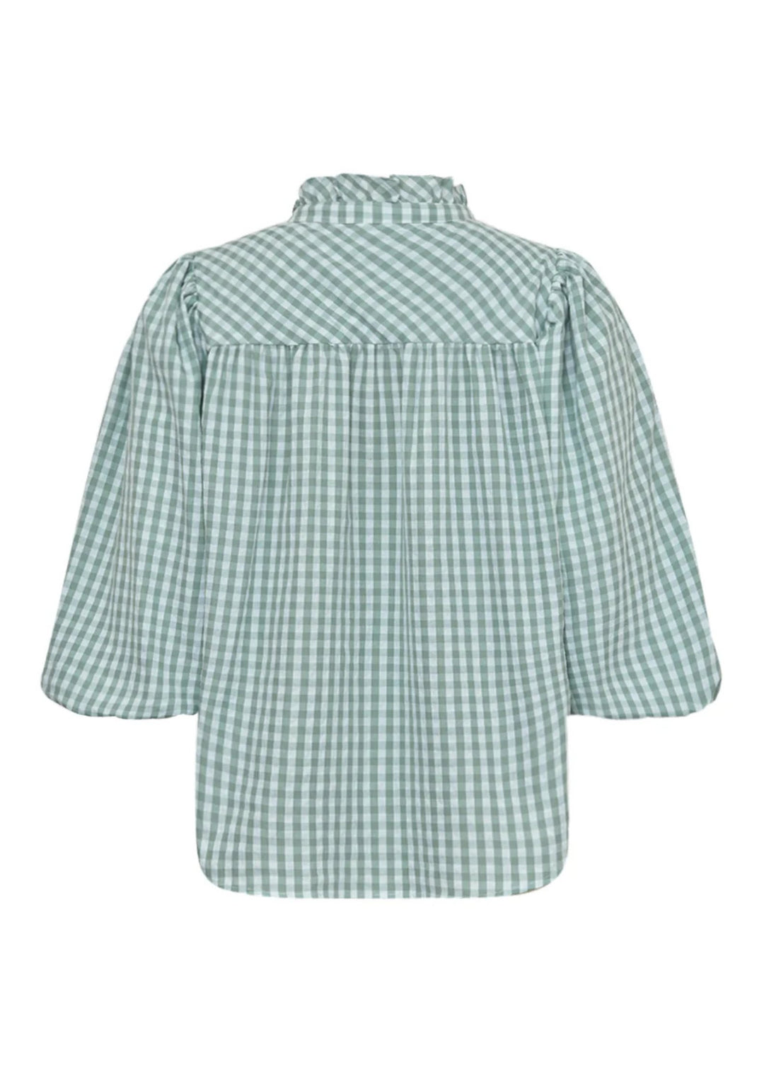 Gossia - Syrena Blouse - Mint Creme Checks