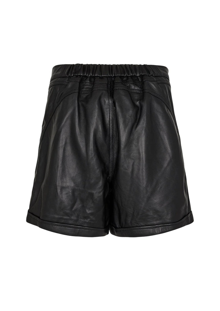 Gossia - ThillaGO - Leather Shorts - Black