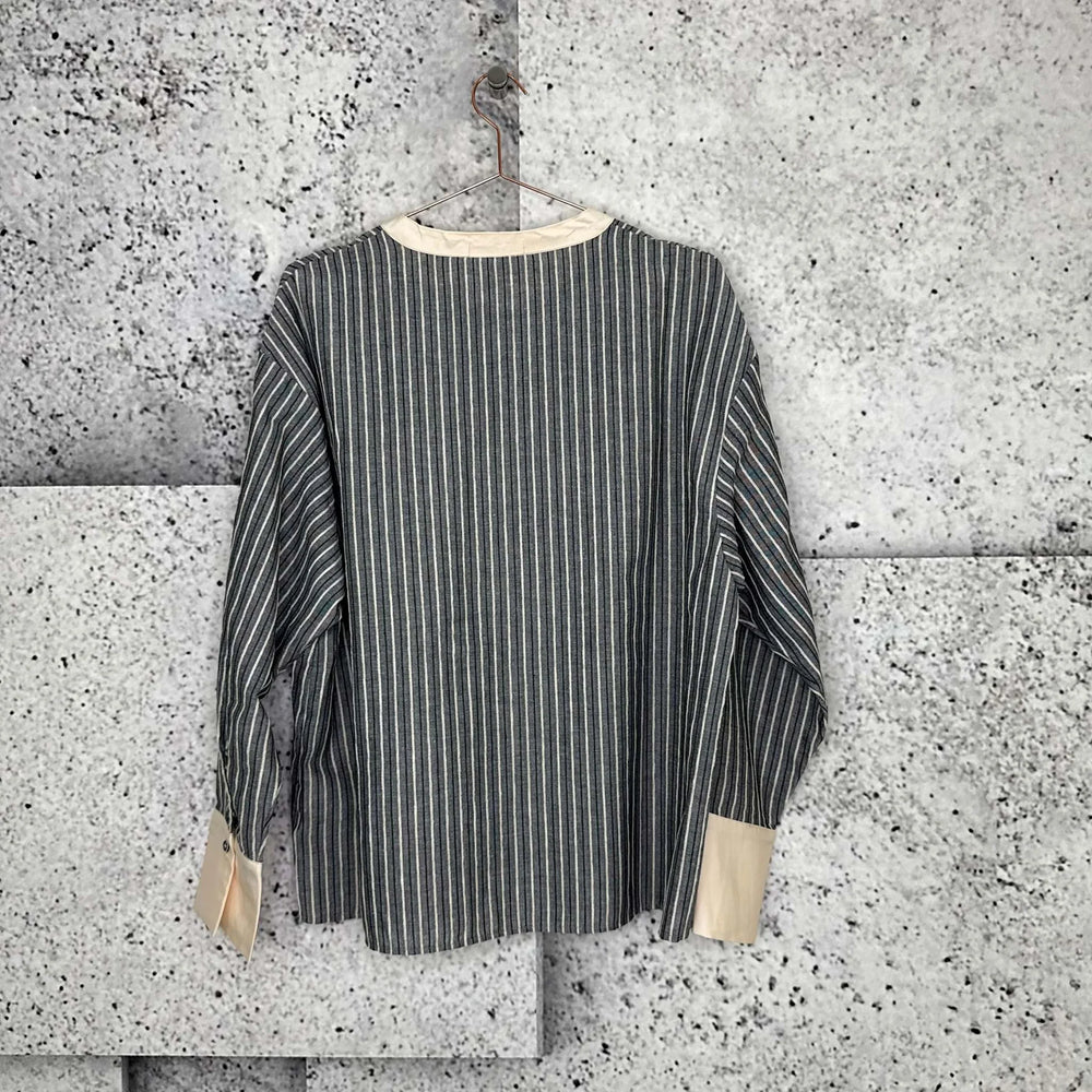 Cabana Living - Peiter 7381 Skjorte - Grey/Off-White - Onesize