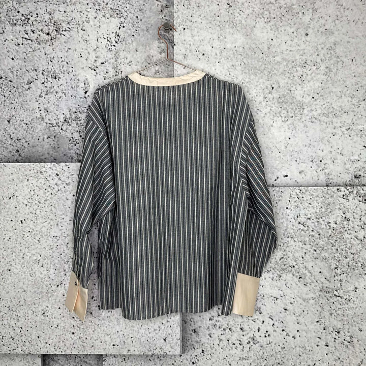 Cabana Living - Peiter 7381 Skjorte - Grey/Off-White - Onesize
