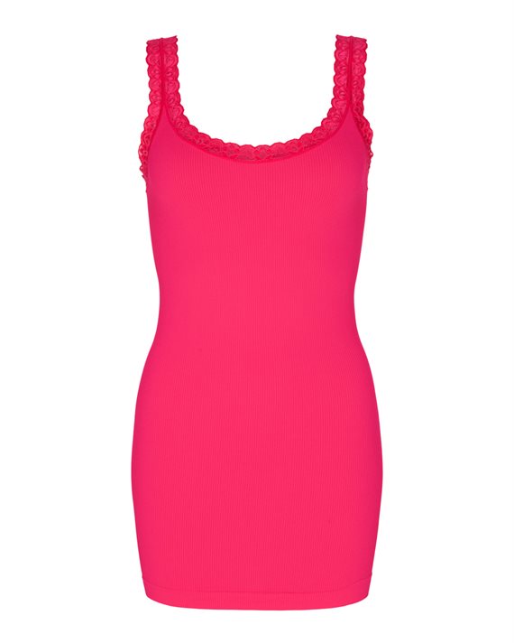 Tim &amp; Simonsen - Frida Rib Top - Plus - Fragola - Onesize