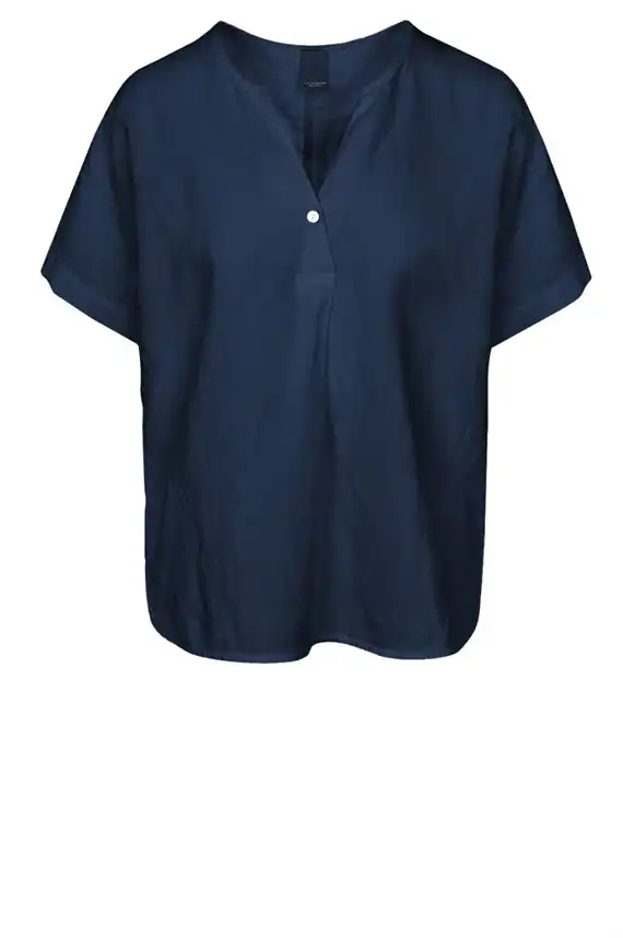 Luxzuz - Helily Blouse - Navy Blue