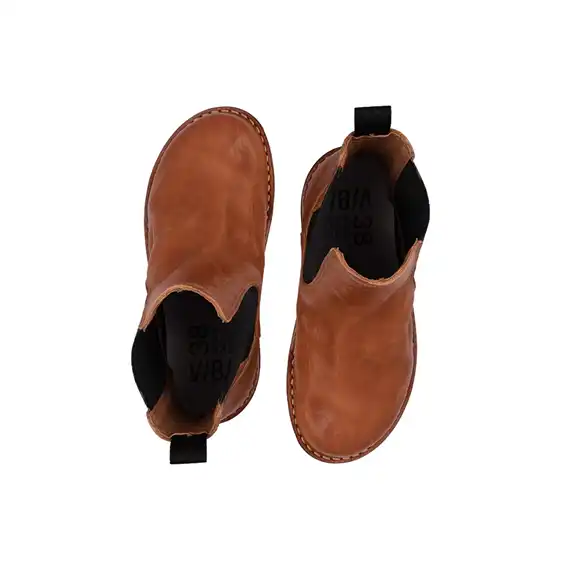 Vibae - Helsinki Leather - Cognac Brown
