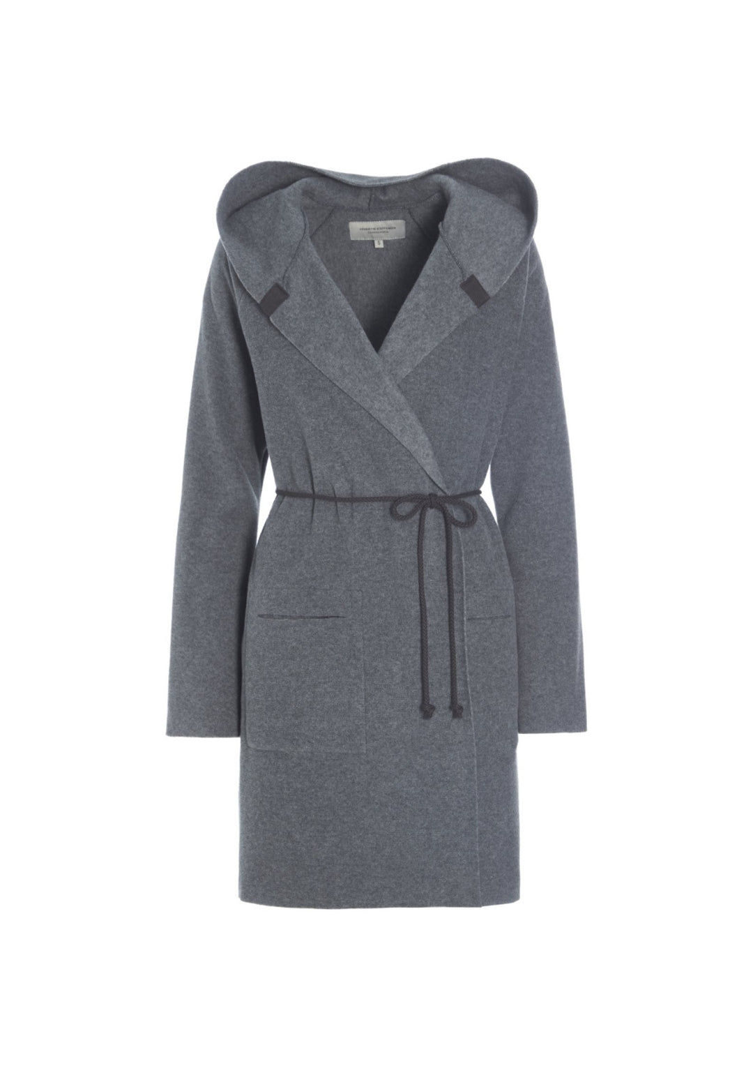 Henriette Copenhagen - Cardigan Med Bælte - Grey