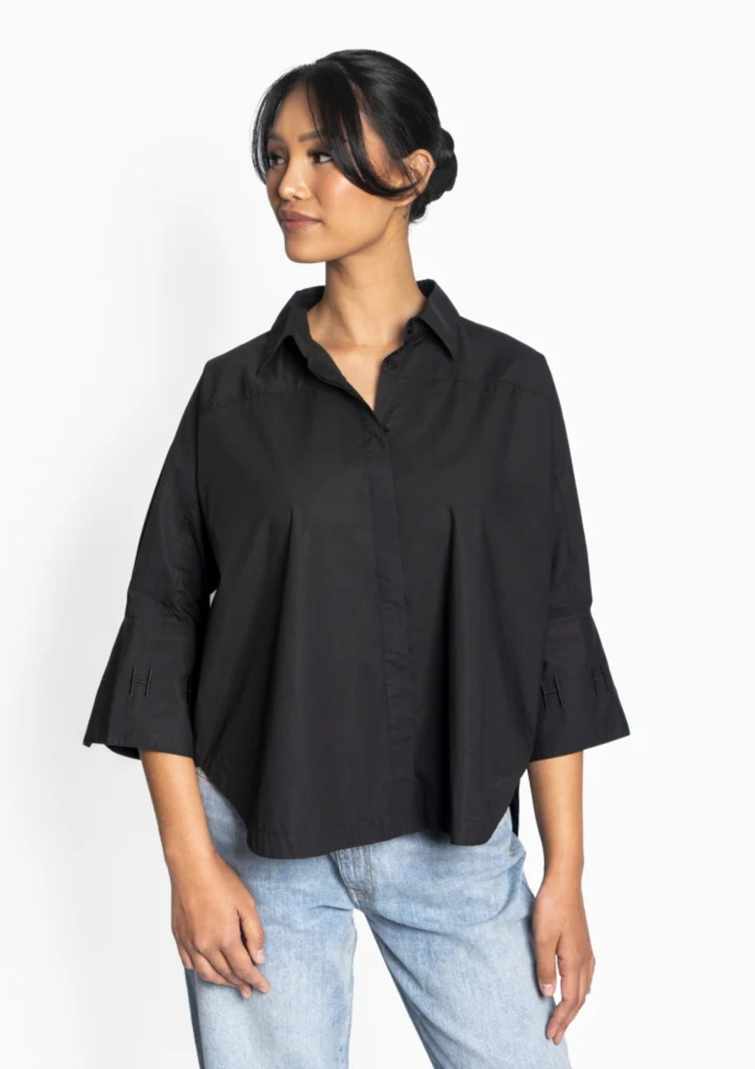 Hést - Arya Bluse - Jet Black