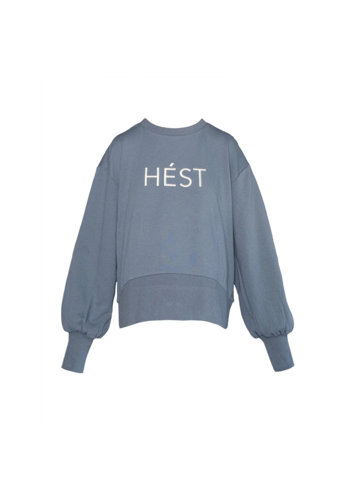 Hést - JILLI Sweat Shirt - Faded Denim