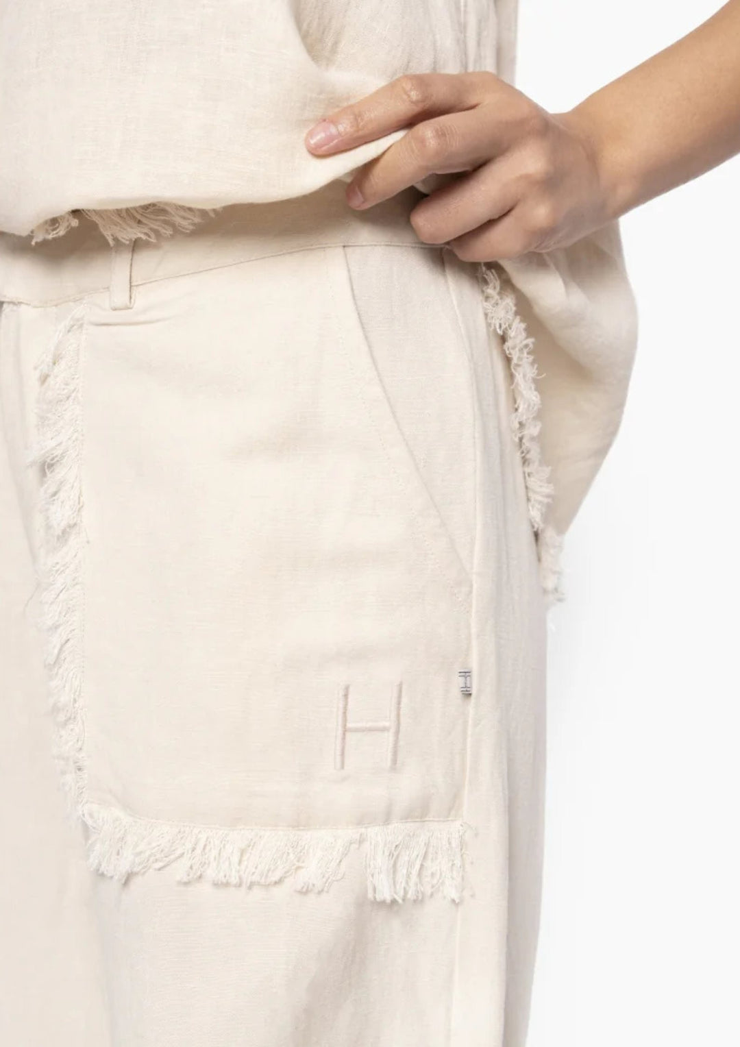 HEST - Lila Linen Bukser - Summer Sand