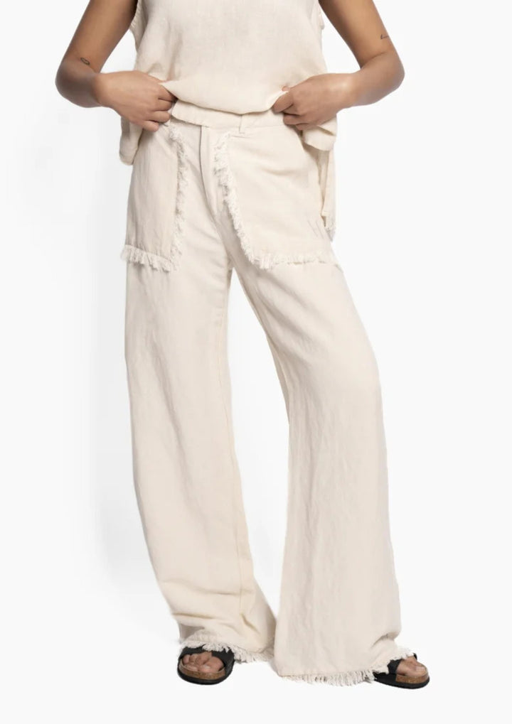 HEST - Lila Linen Bukser - Summer Sand