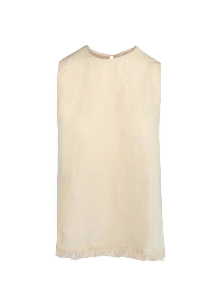 HEST - Lila Linen Top - Summer Sand