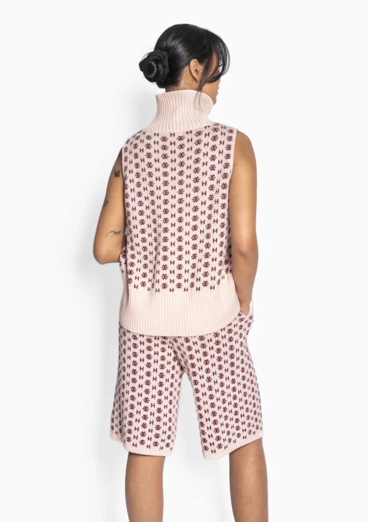 HEST - Logo - Vest - Rose Smoke