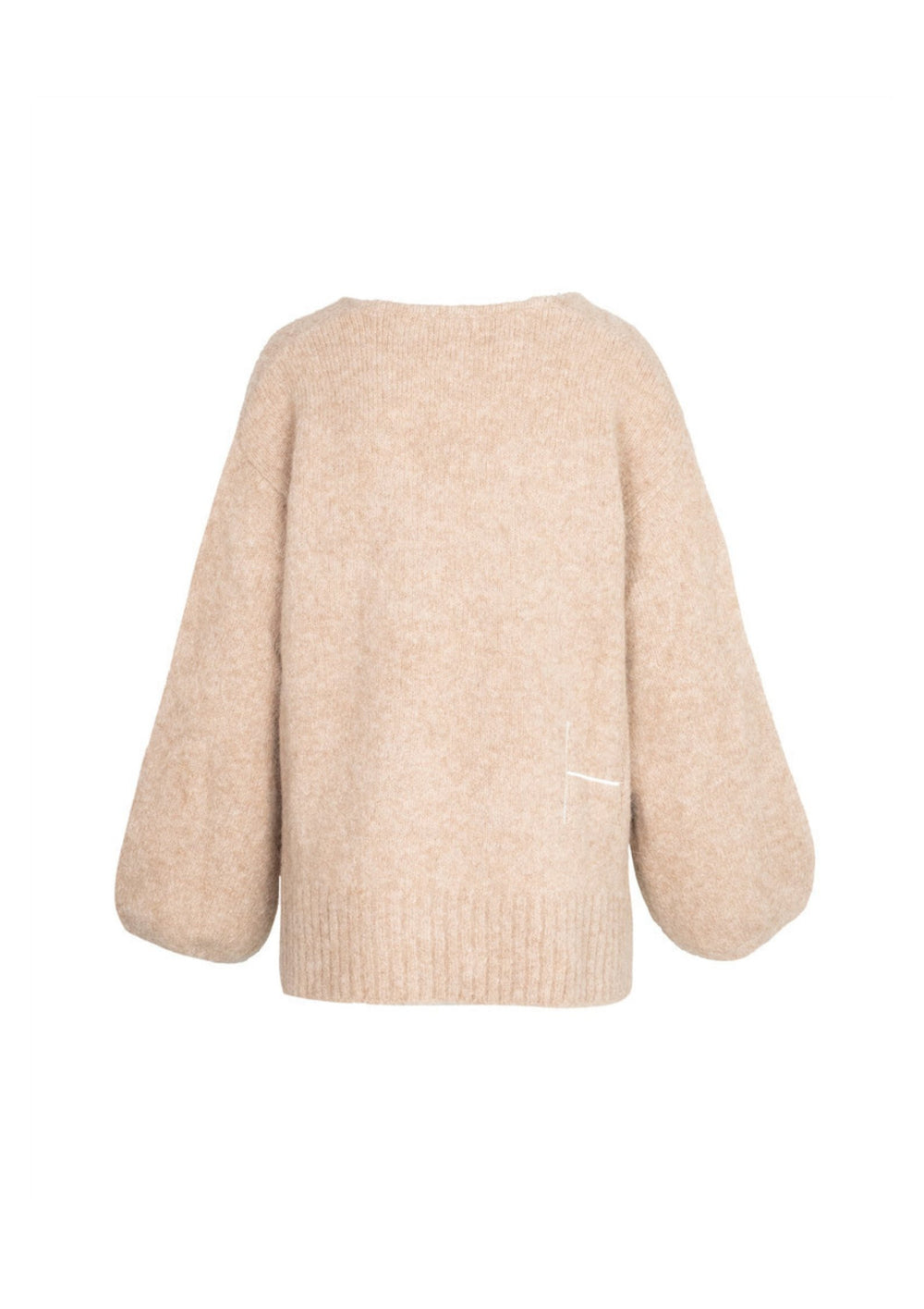 HEST - SOFIE V-NECK Sweater - Beige