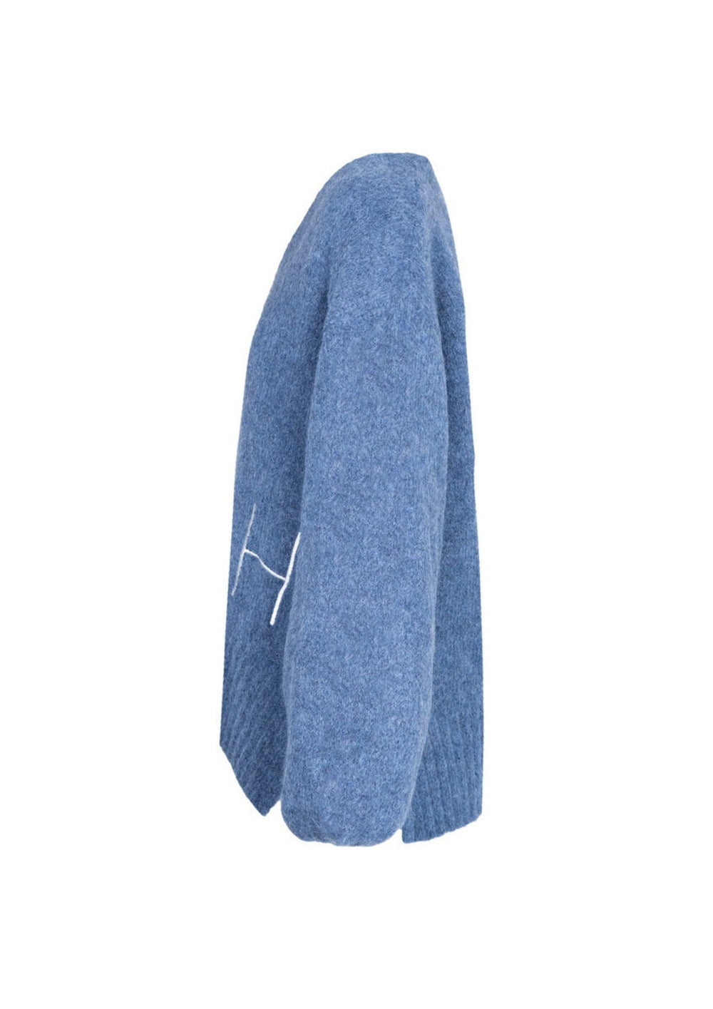 HEST - SOFIE V-Neck Sweater - Blue