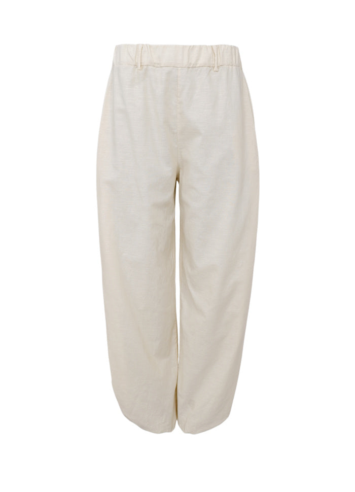 Black Colour - Aya Balloon Pant - Creme