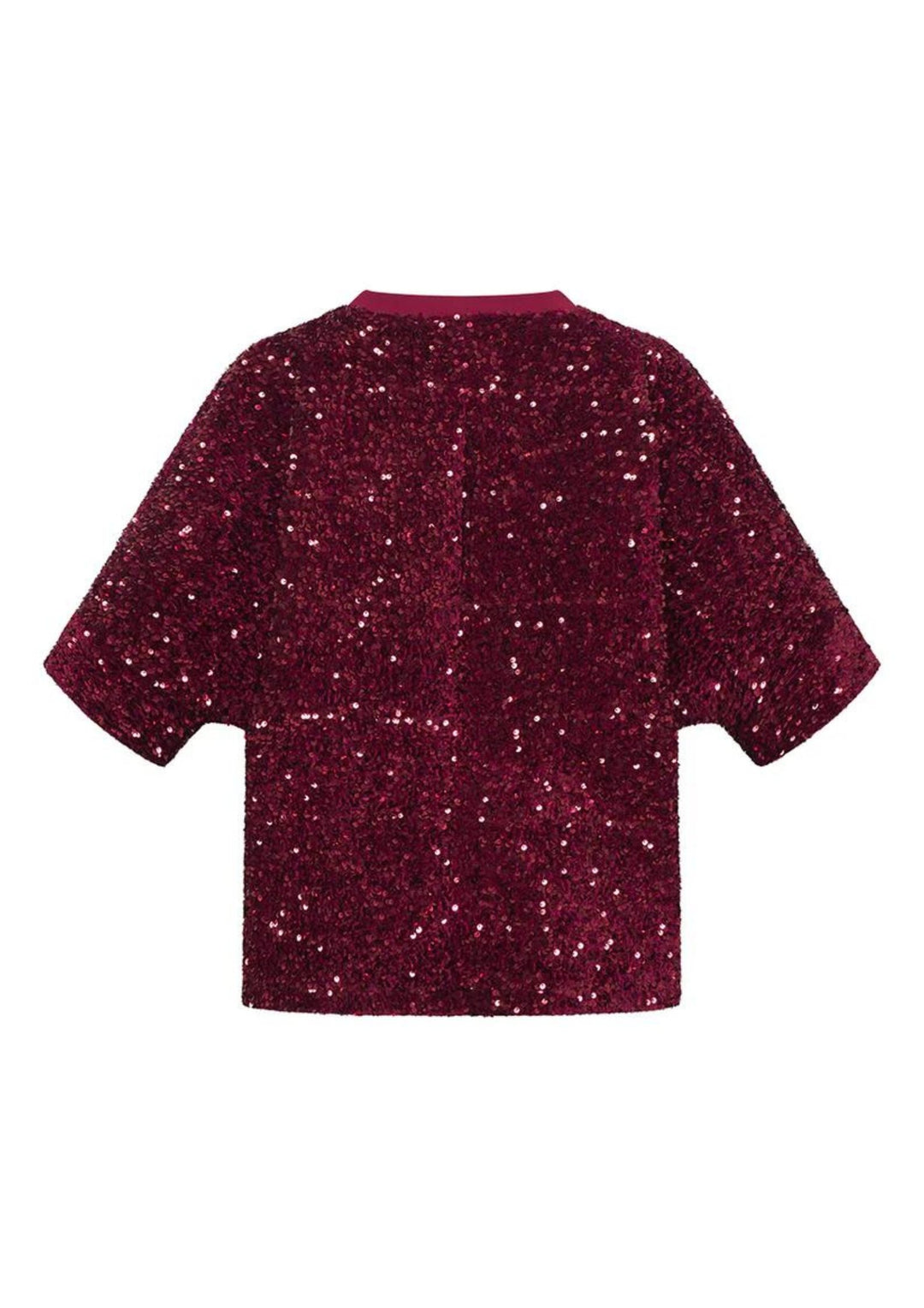 Hunkøn - Kaia Sequin Jakke - Deep Red