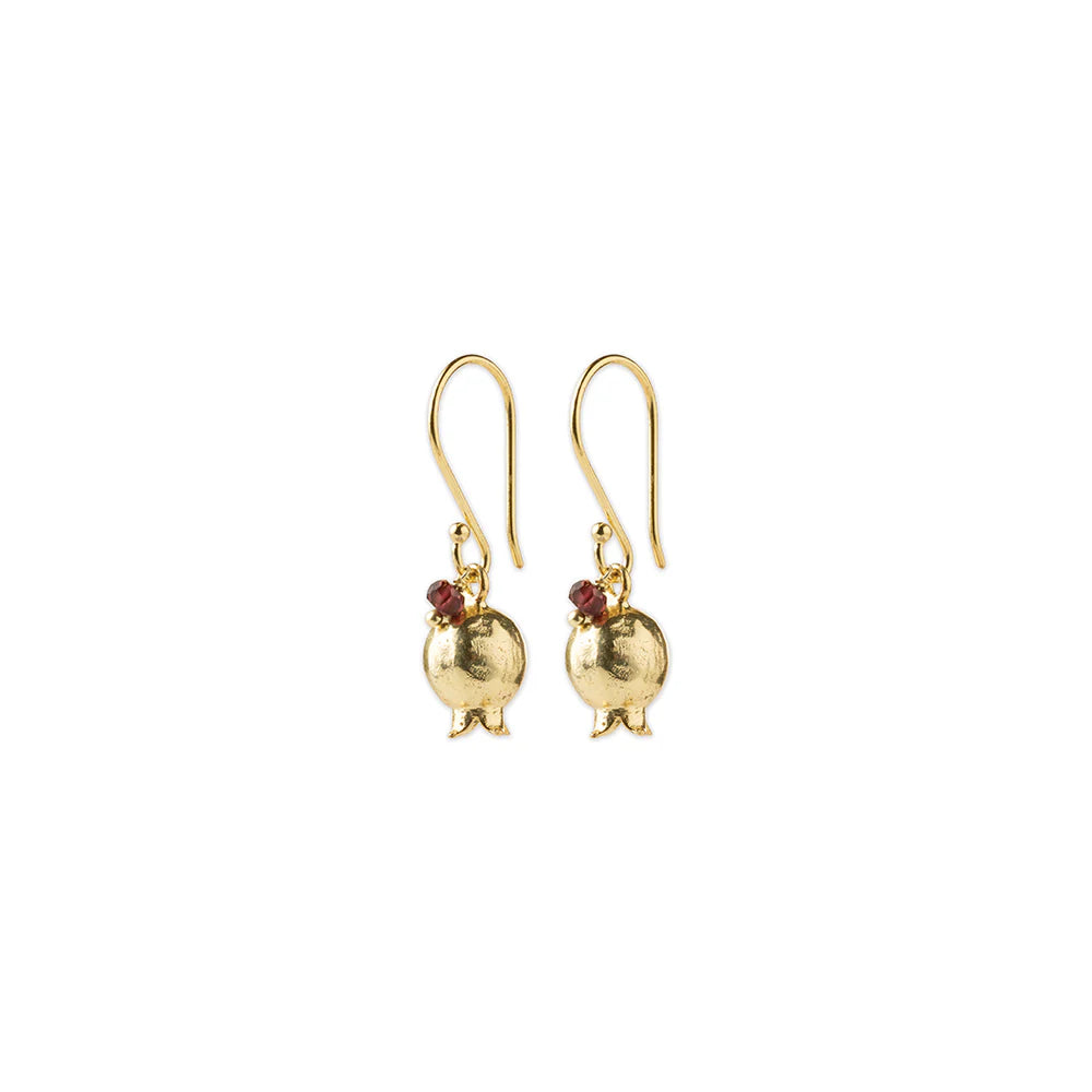 A Beautiful Story - Hush Garnet Earrings - ONESIZE
