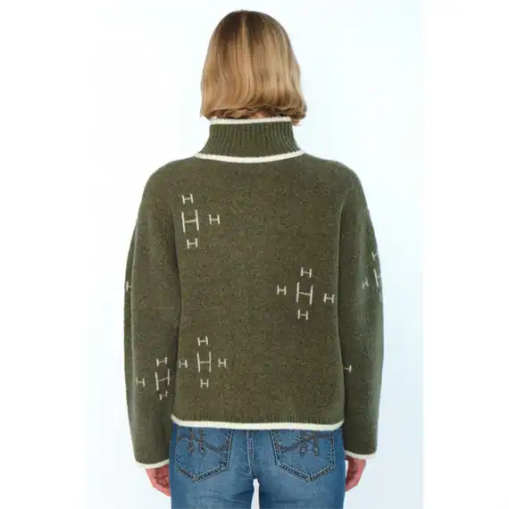 Hest - Iben Zip Jakke - Winter Moss