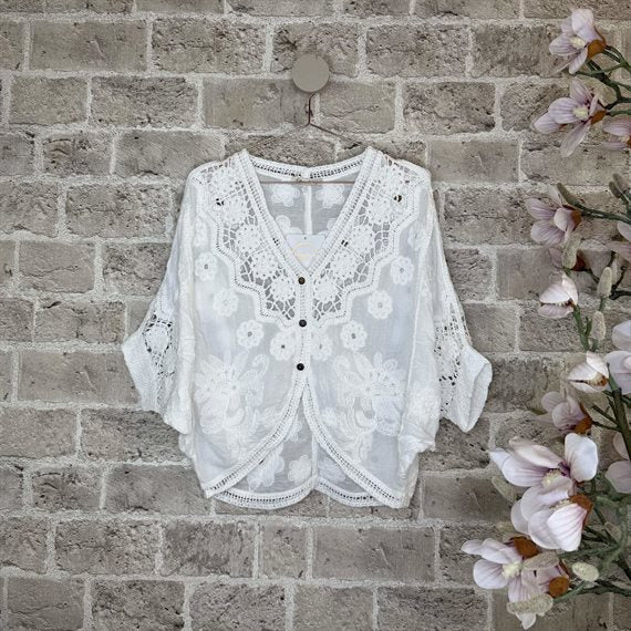 Cabana Living - Ajatsa - Bluse - Hvid - Onesize