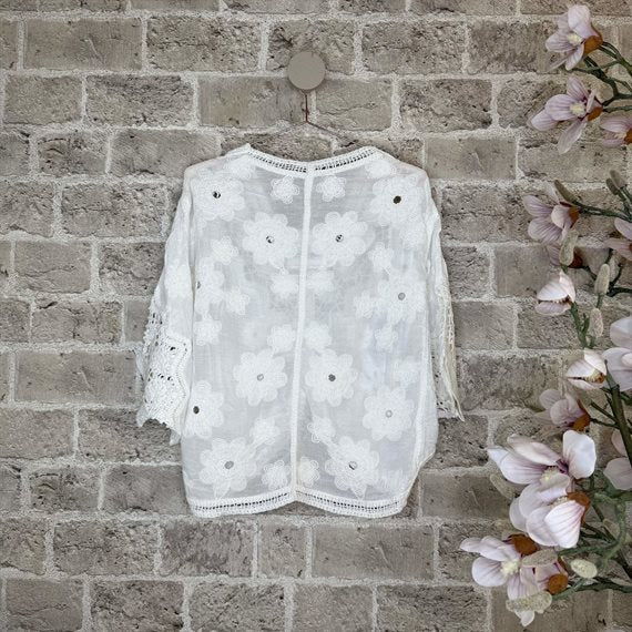 Cabana Living - Ajatsa - Bluse - Hvid - Onesize