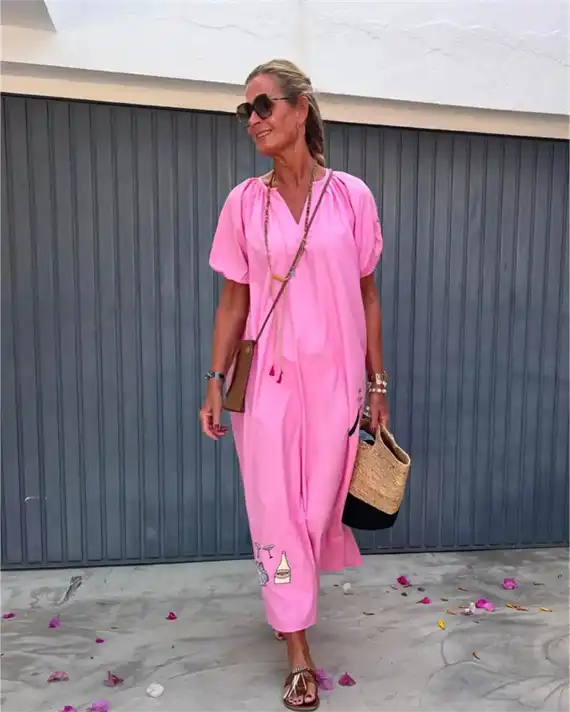 Wauw - Oyster Kjole - Light Pink