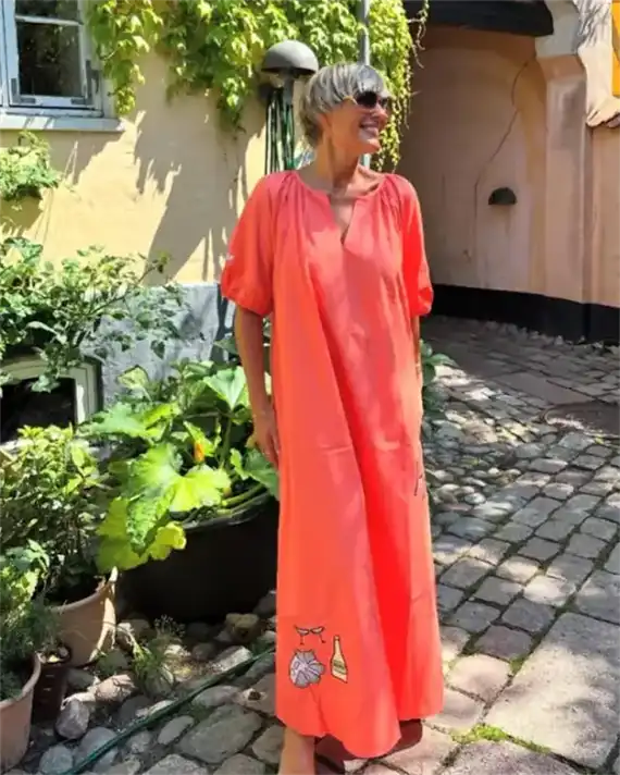 Wauw - Oyster Kjole - Orange