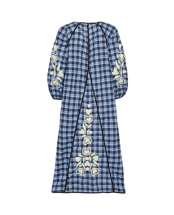 Sissel Edelbo - Fran Kjole - Blue Checks - Onesize