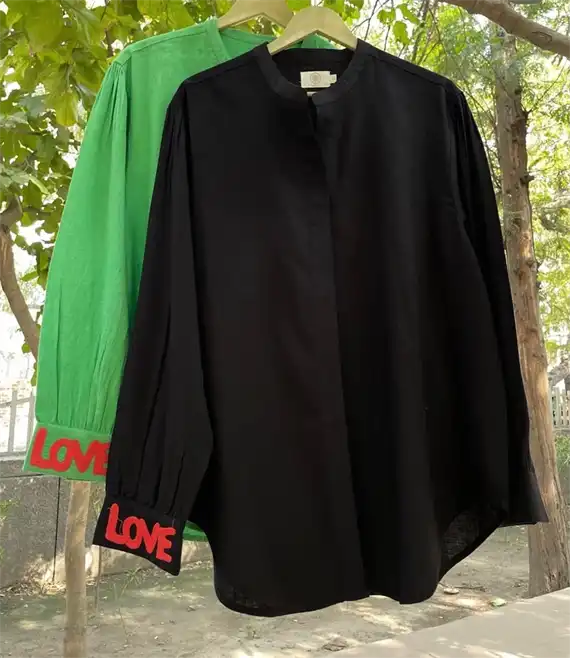 WAUW - Love Skjorte - Black - Onesize