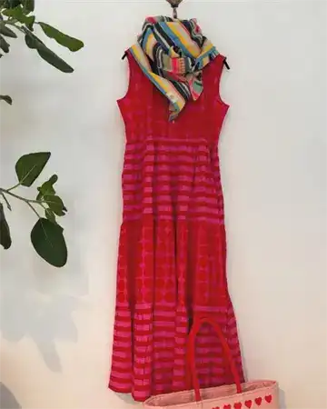 Wauw - Bologna Kjole - Pink/Red