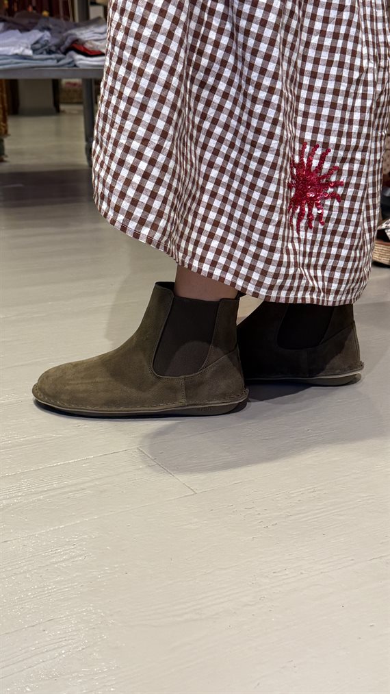 Vibae - Helsinki Bio Suede Bosco - Khaki