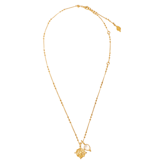 Ananda Soul - Inner Knowing - Halskæde - Guld - Moonstone/White