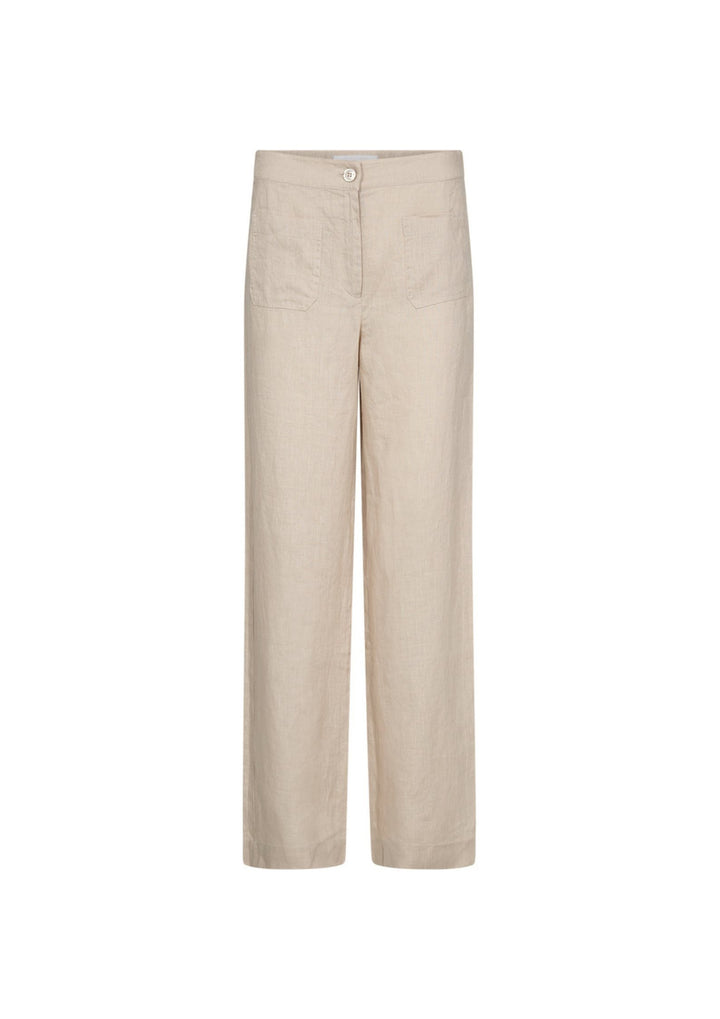 Ivy - Augusta 70´s Linen Bukser - Stone Beige